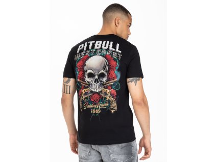 PitBull West Coast tričko pánske Santa Muerte black