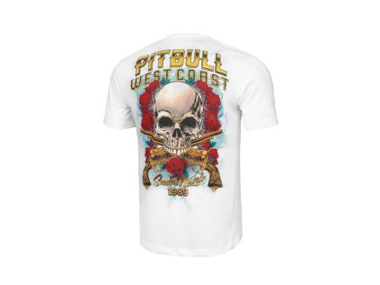 PitBull West Coast tričko pánske Santa Muerte white