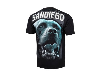 PitBull West Coast SAN DIEGO 19 black tričko pánske