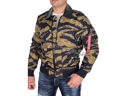 Alpha Industries A 1 TT prechodná bunda pánska tiger camo