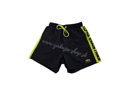 Alpha Industries detské plavky black vzorka