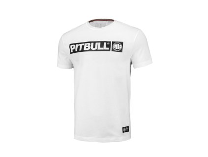 PitBull West Coast tričko pánske Slim Fit Hilltop white