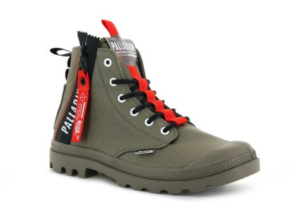 Palladium módne topánky PAMPA HI TICKET TO EARTH DUSKY GREEN