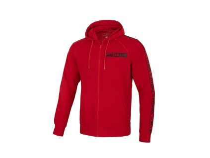 Pitbull West Coast mikina na zips s kapucňou DANDRIDGE red