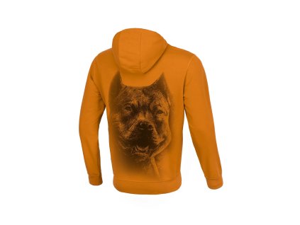 Pitbull West Coast mikina s kapucňou tricot RED NOSE honey yellow