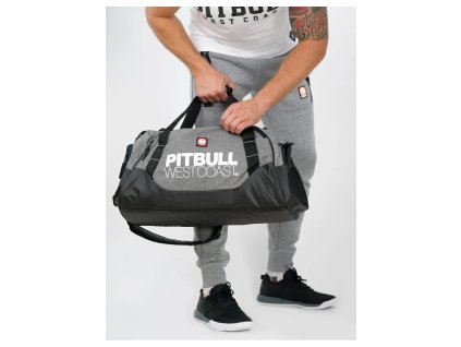 PitBull West CoasT športová taška TNT black grey j