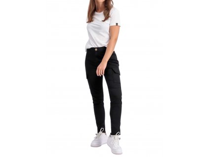 Alpha Industries dámske nohavice Cargo Zip Pant Wmn black a