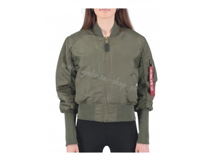 Alpha Industries dámska zimná bunda MA 1 Cyber Wmn mud olive