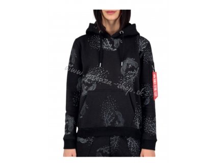 Alpha Industries CRANE Hoody Wmn dámska mikina black