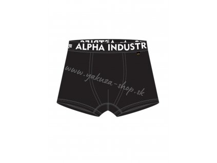 Alpha Industries pánske boxerky CONTRAST Underwear Black 2 ks v balení
