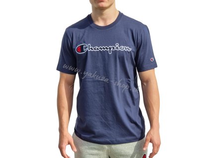 Champion tričko pánske Crewneck T Shirt Navy 218007 BS538 NVB