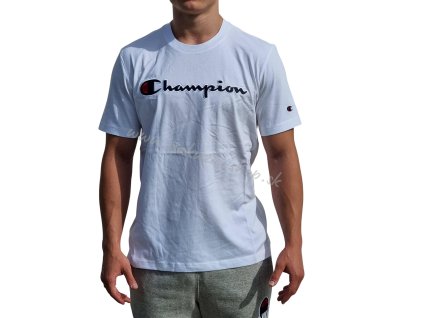 Champion tričko pánske Crewneck T Shirt White 218007 WW001 WHT