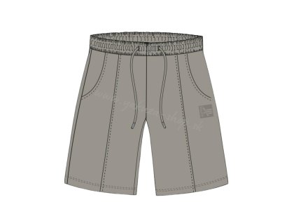 Alpha Industries pánske šortky LABEL SHORT vintage sand