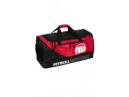 PitBull West Coast veľká športová taška LOGO TNT black red