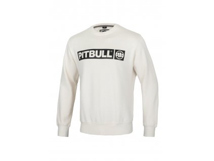 Pitbull West Coast mikina pánska HILLTOP Crew Terry beige