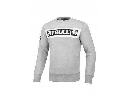 Pitbull West Coast mikina pánska SHERWOOD Crew grey melange