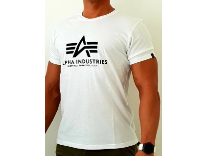 Alpha Industries Basic T-Shirt White tričko pánske