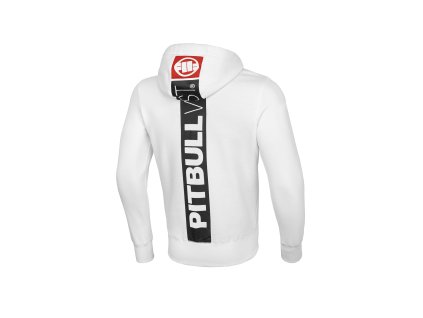 Pitbull West Coast mikina na zips s kapucňou HILLTOP 22 white