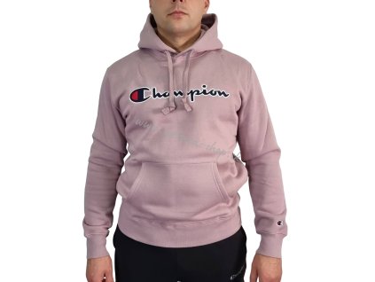 Champion mikina pánska s kapucňou Pink 217858 PS162 EBY a
