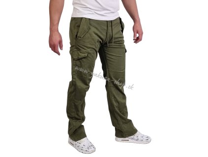 Alpha Industries nohavice pánske PILIT JOGGER SL dark olive