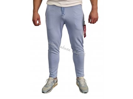 Alpha Industries X FIT JOGGER S LEG pánske tepláky light blue