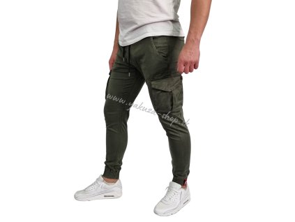 Alpha Industries COTTON TWILL JOGGER pánske nohavice greyblack