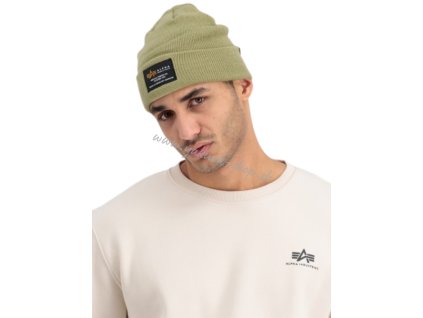 Alpha Industries Crew Beanie čiapka stratos