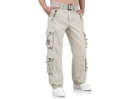 Surplus ROYAL TRAVELER TROUSER pánske Cargo nohavice royalwhite