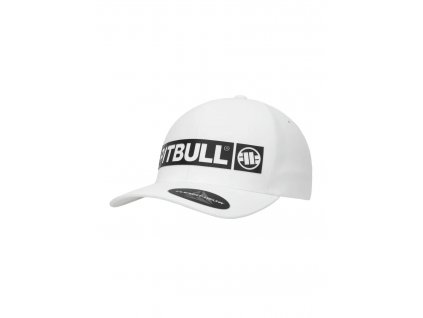 PitBull West Coast šiltovka HILLTOP stretch fitted white