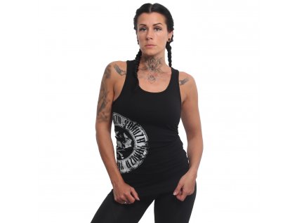 Yakuza dámske tielko CIRCLE RACER TANKTOP GSB 20162 black