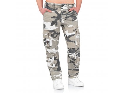 Surplus AIRBORNE SLIMMY pánske Cargo nohavice urban camo