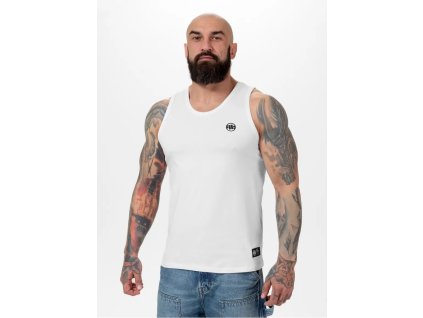 PitBull West Coast tielko pánske SMALL LOGO 190 white e