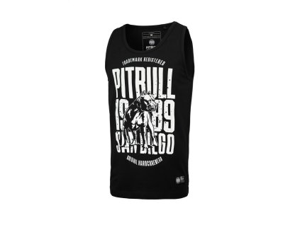 PitBull West Coast tielko pánske SAN DIEGO DOG black