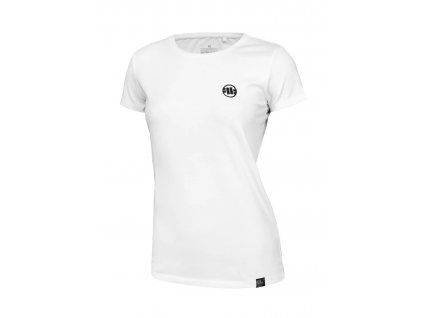 PitBull West Coast dámske tričko SMALL LOGO 190 white