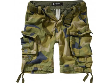 Brandit pánske cargo šortky SAVAGE swedish camo