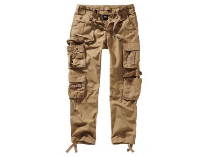 Brandit pánske Cargo nohavice PURE SLIM FIT beige