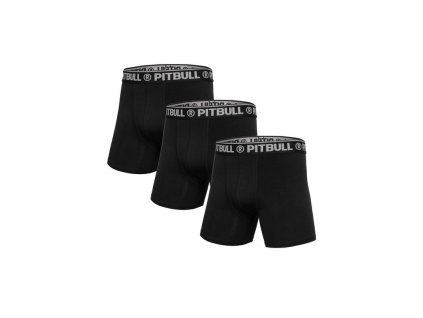 PitBull West Coast boxerky 3 ks v balení black