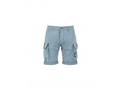 Alpha Industries Crew Short Patch Greyblue pánske šortky