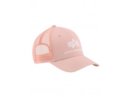 Alpha Industries Basic Trucker Cap šiltovka pale peach