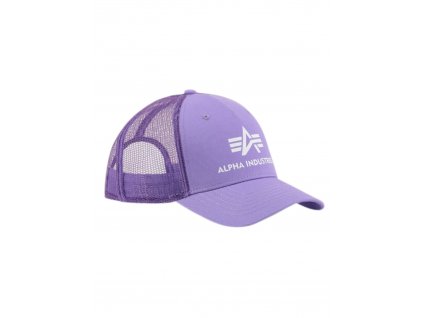 Alpha Industries Basic Trucker Cap šiltovka pale violet