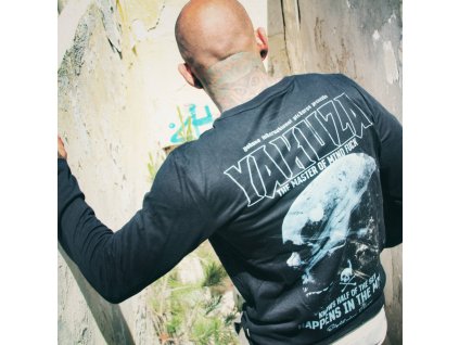 Yakuza tričko pánske s dlhým rukávom MIND LSB 22061 black