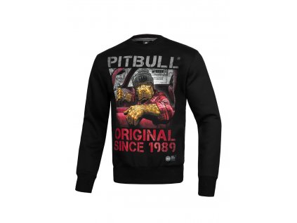 Pitbull West Coast mikina bez kapucne DRIVE black