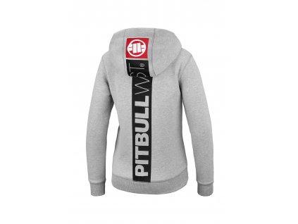 PitBull West Coast dámská mikina na zips HILLTOP 22 grey melange