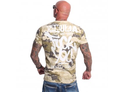 Yakuza tričko pánske FU TSB 23035 camouflage