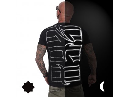 Yakuza tričko pánske SIGNATURE TSB 23084 black reflective