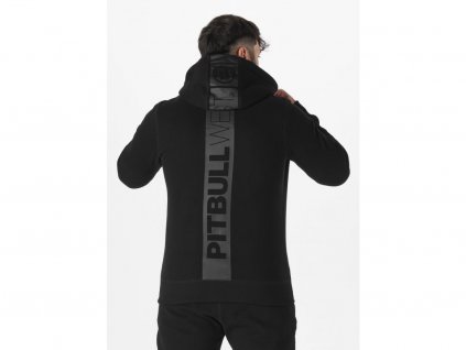 Pitbull West Coast HILLTOP 22 mikina na zips s kapucňou black H