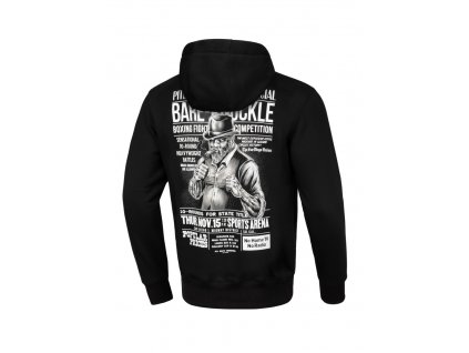 Pitbull West Coast mikina s kapucňou BARE KNUCKLE black
