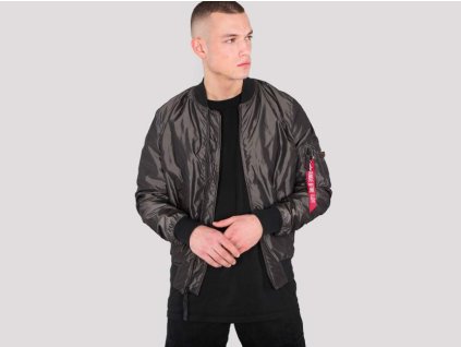 Alpha Industries bunda pánska MA-1 LW Iridium titan