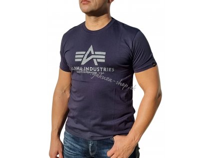 Alpha Industries Basic T Shirt Rep Blue tričko pánske