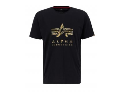 Alpha Industries tričko pánske CAMO PP T black